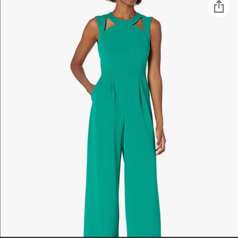 NWT Calvin Klein Green Pantsuit
